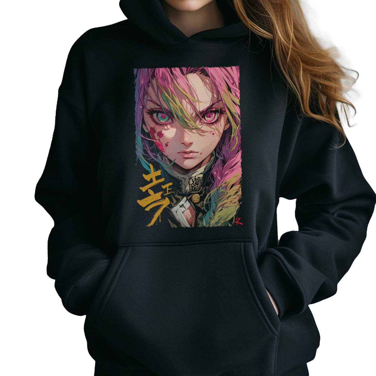 hoodie-anime-mujer-mitsuri-kanroji-face-closeup