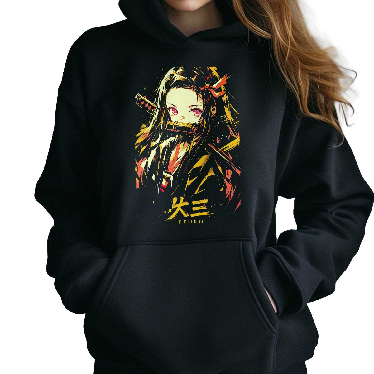 hoodie-anime-mujer-nezuko-kamado-dise-o-equilibrado