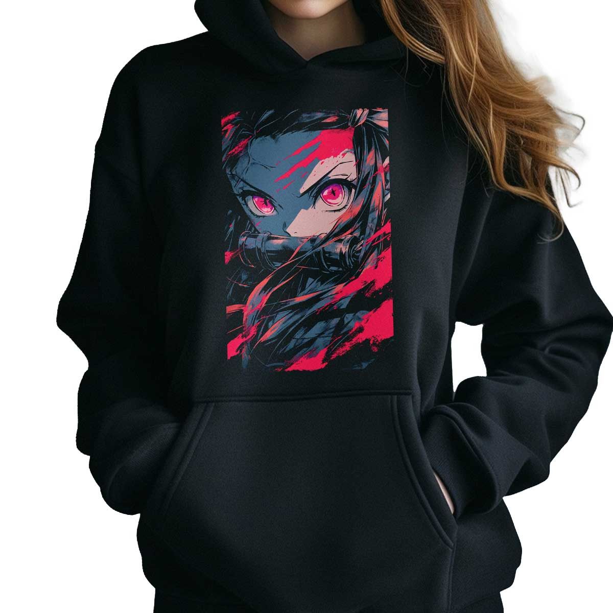hoodie-anime-mujer-nezuko-kamado-ojos-detalle-closeup-1