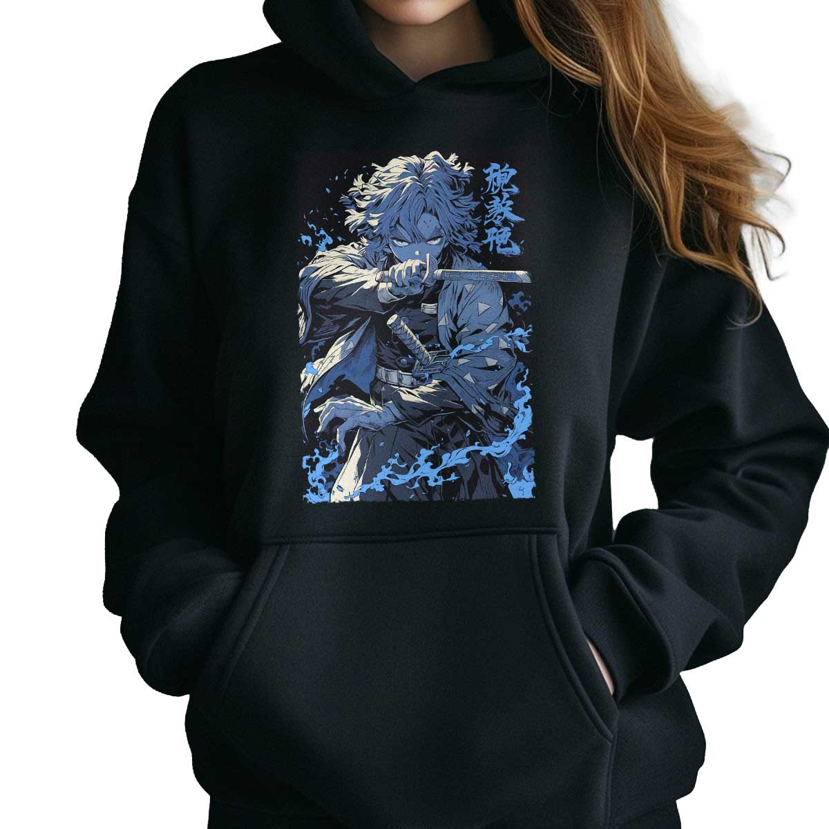 hoodie-anime-mujer-zenitsu-agatsuma-determination