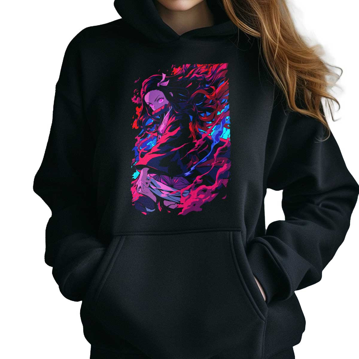 hoodie-anime-nezuko-kamado-estampado-frontal-demon-slayer