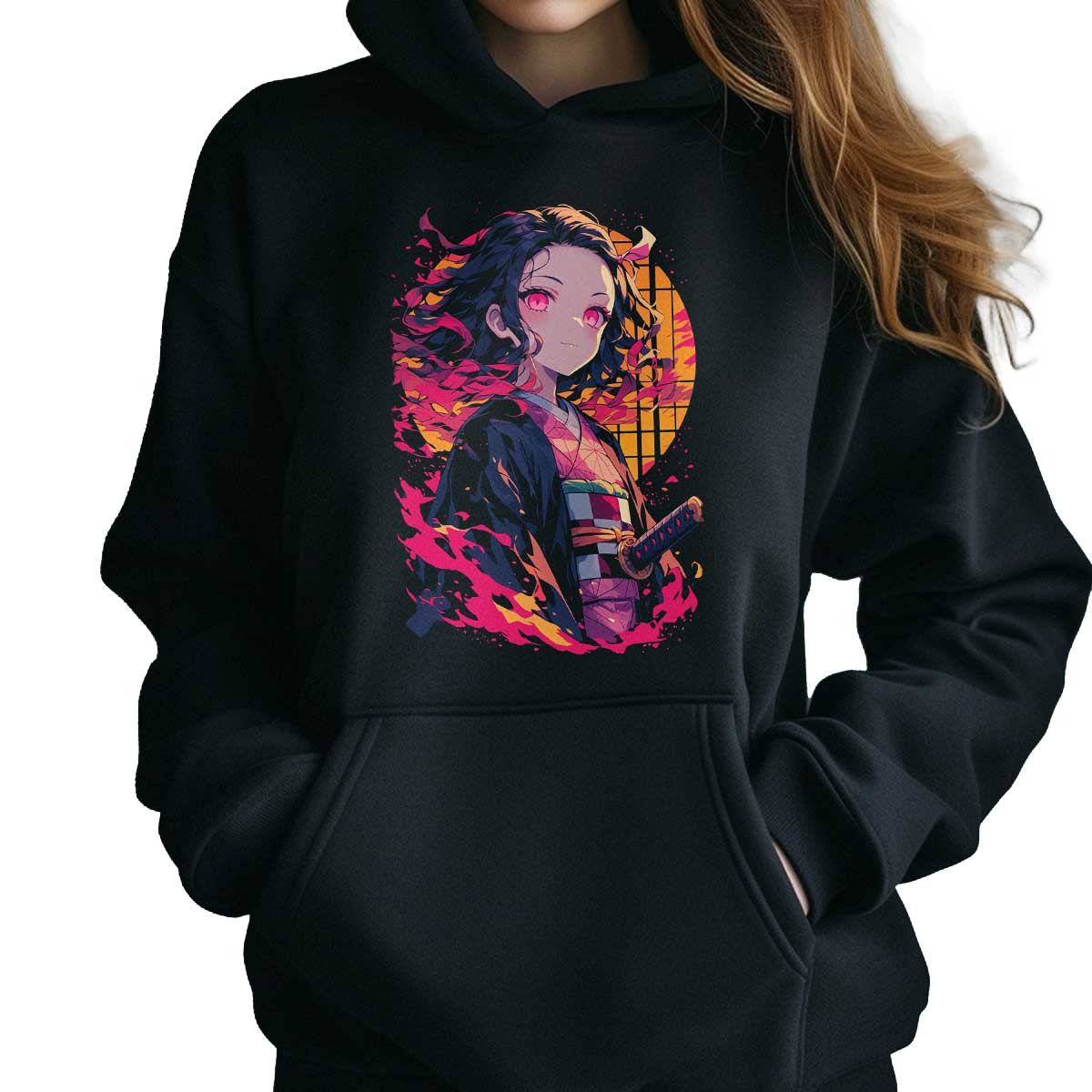 hoodie-anime-nezuko-kamado-impacto-visual-nico-