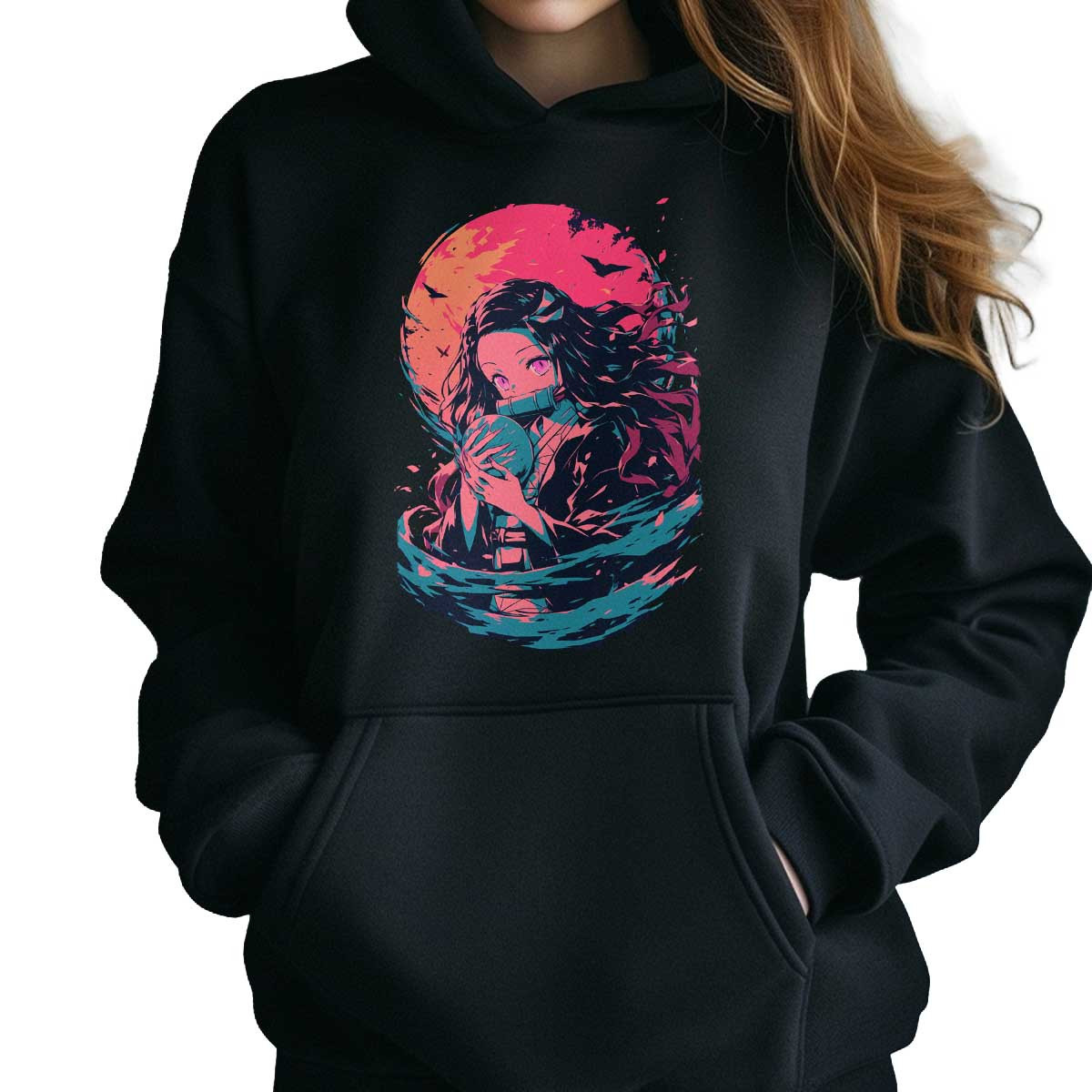 hoodie-anime-nezuko-kamado-y-luna-demon-aca-1