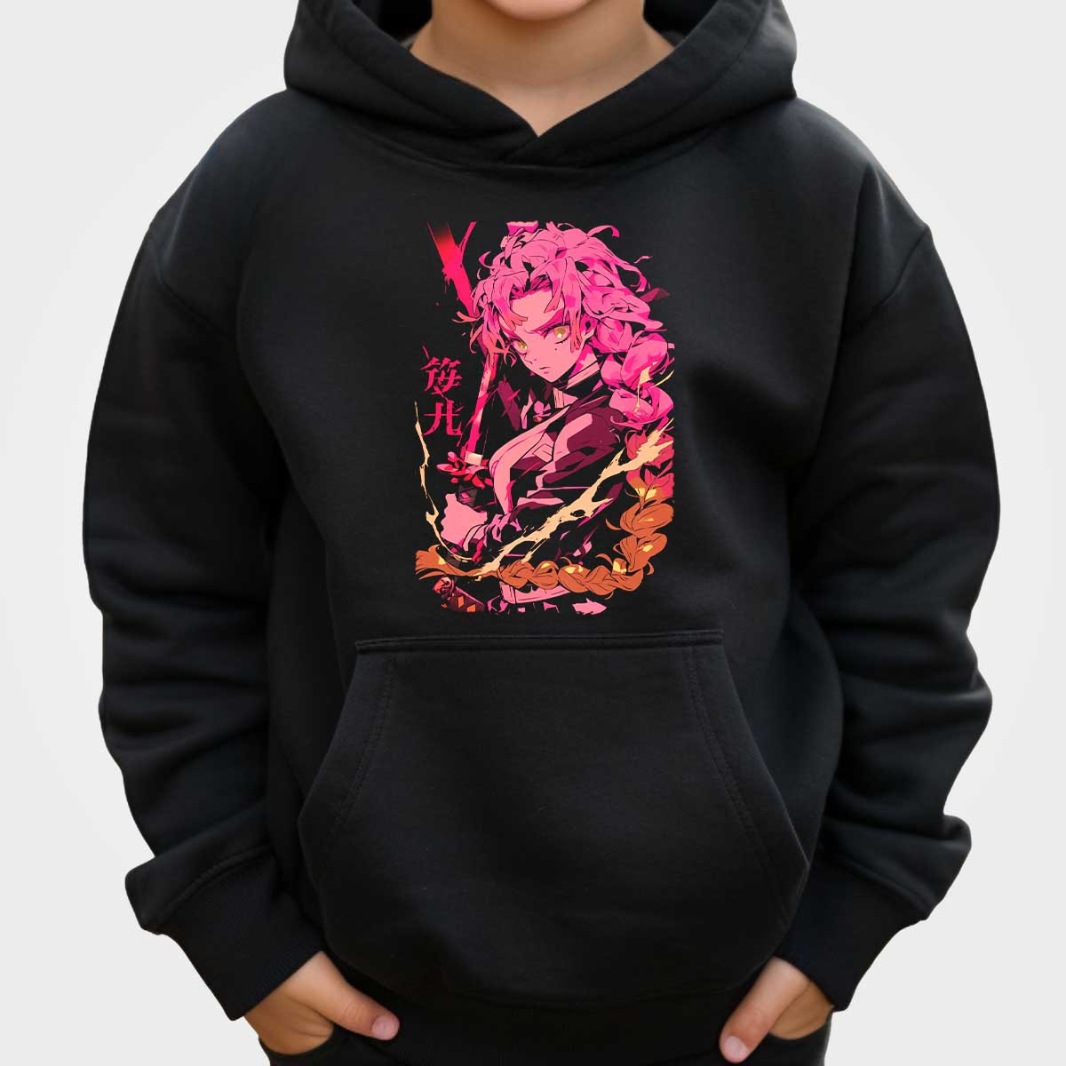 hoodie-anime-ni-o-mitsuri-kanroji-pink-lightning