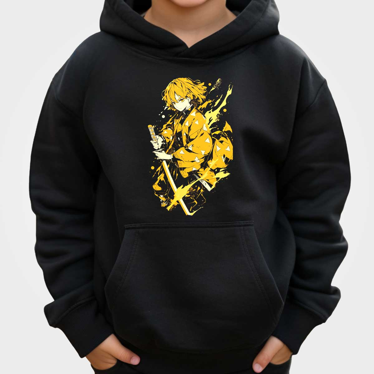 hoodie-anime-ni-os-zenitsu-agatsuma-negro