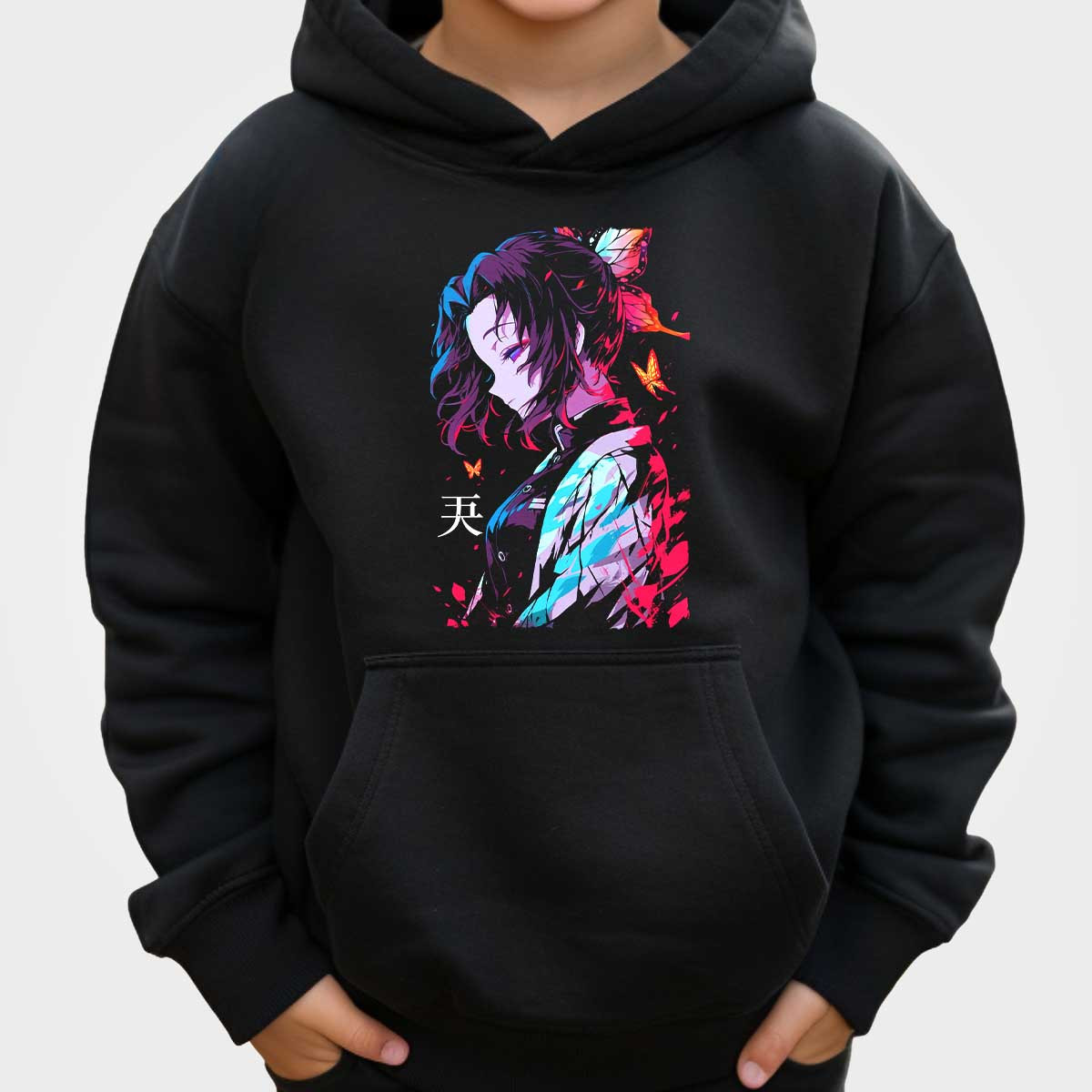 hoodie-anime-unisex-estilo-shinobu-kocho-face-closeup