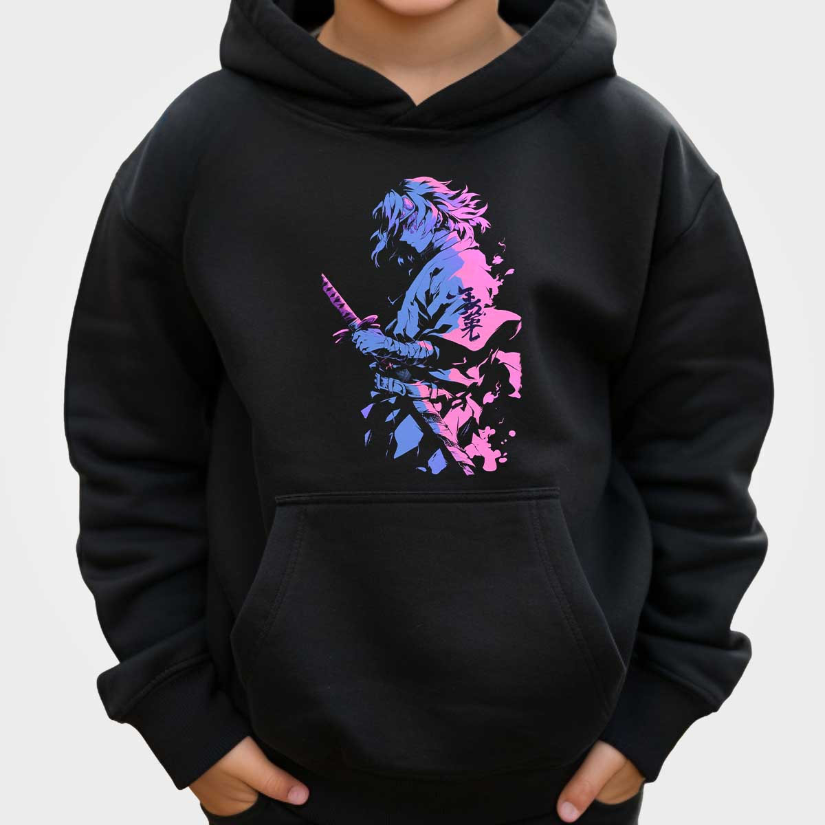 hoodie-anime-unisex-tengen-uzui-silueta-demon-slayer