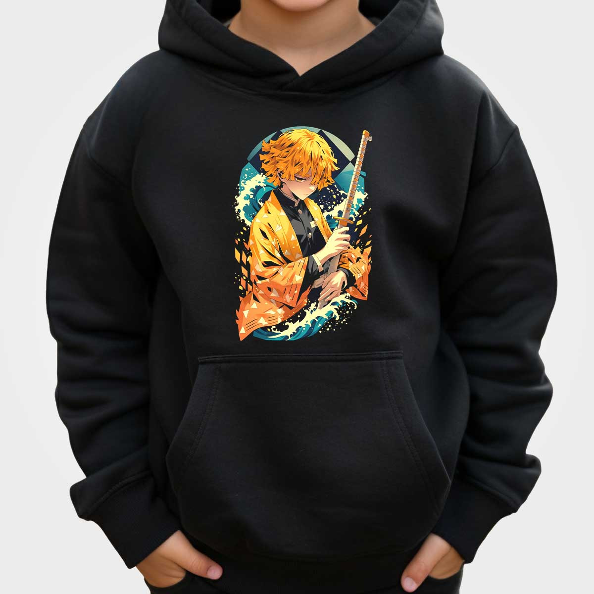 hoodie-anime-unisex-zenitsu-agatsuma-equilibrado-y-amigable