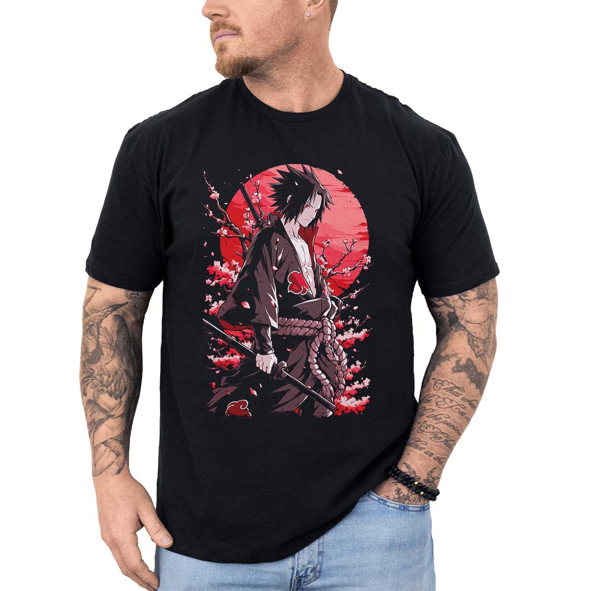 polera-anime-dise-o-sasuke-uchiha-con-flores-cerezo