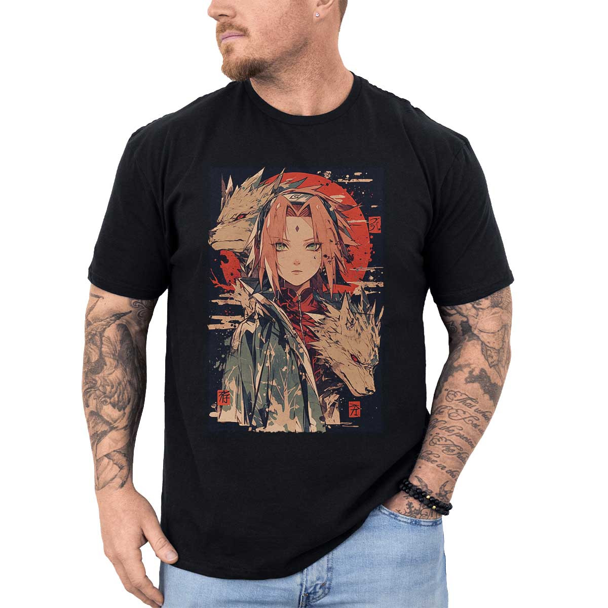 polera-anime-kunai-sakura-haruno-y-naruto-uzumaki