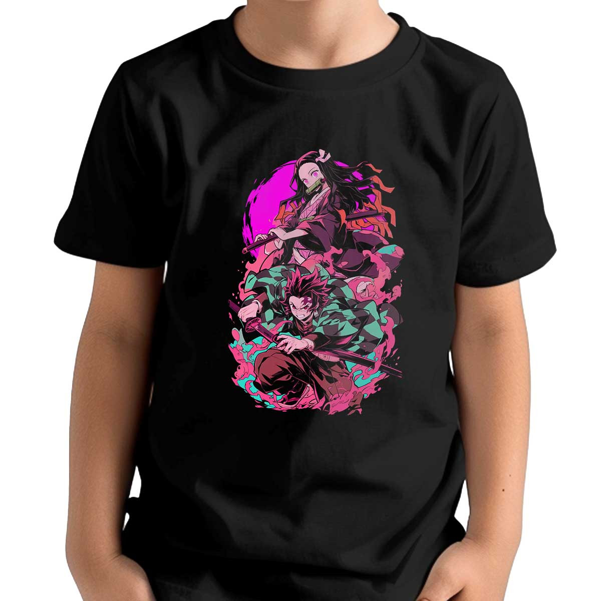 polera-estampada-frontal-tem-tica-nezuko-y-tanjiro-kamado-de-14
