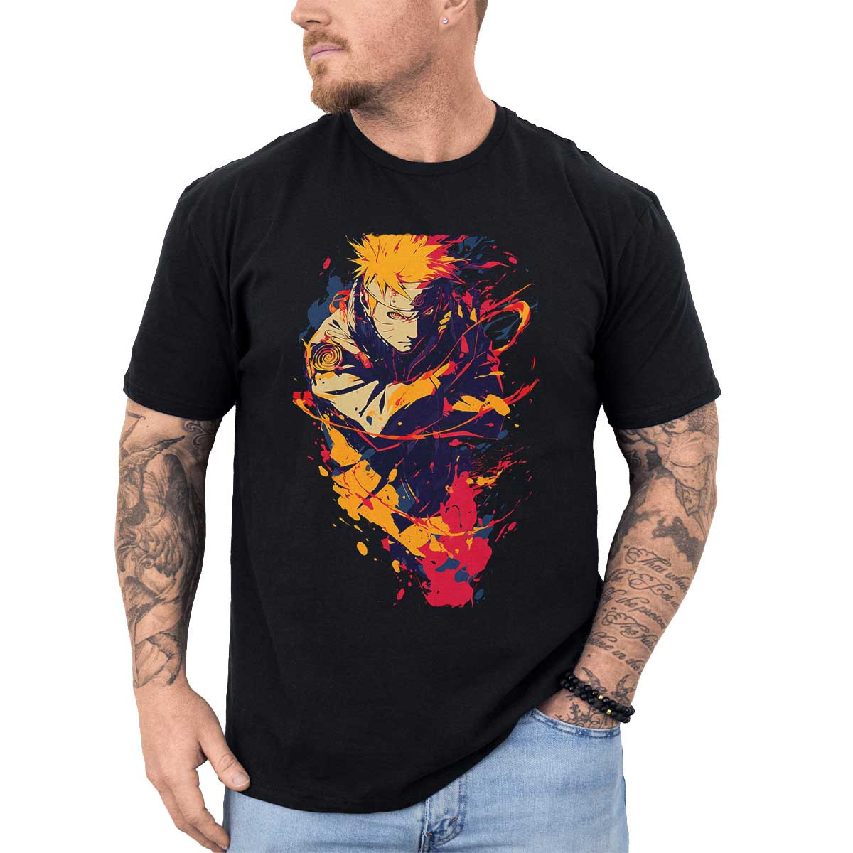 polera-hombre-anime-estampada-frontal-kunai-naruto-shippuden