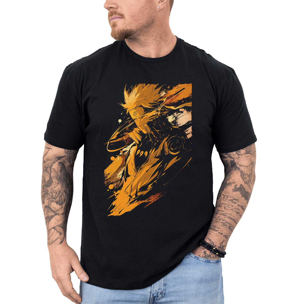 polera-hombre-anime-estampada-kunai-uzumaki-jutsu-naruto