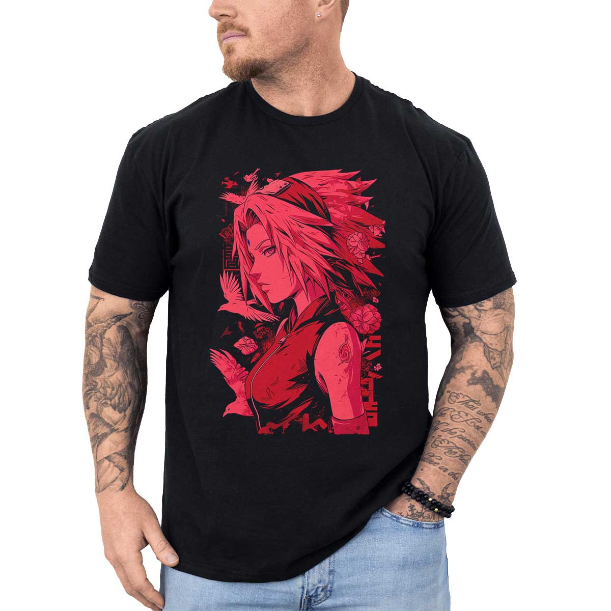 polera-hombre-anime-estilo-hokage-sakura-haruno-naruto