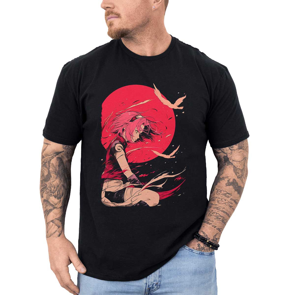 polera-hombre-anime-genjutsu-sakura-haruno-naruto