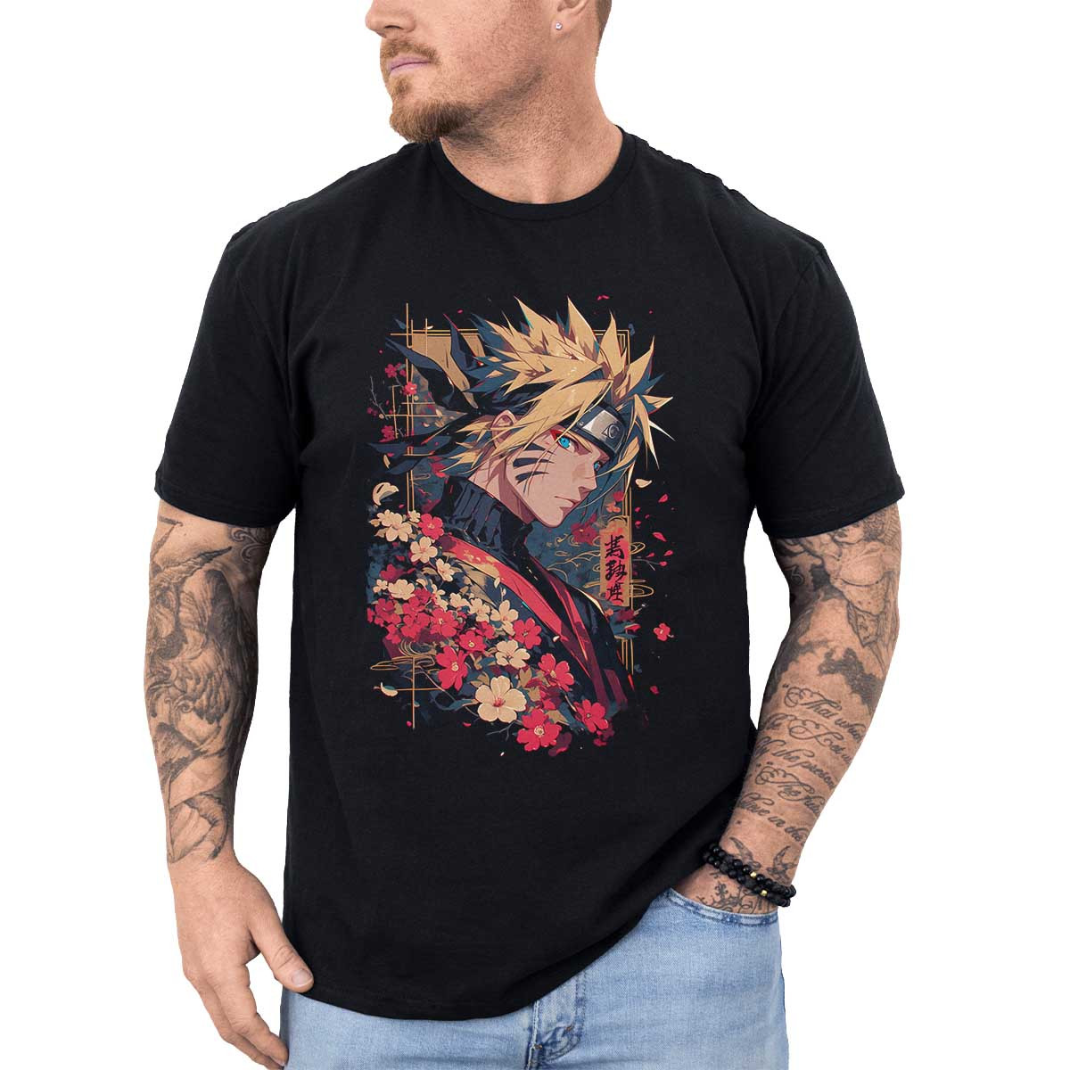 polera-hombre-anime-naruto-uzumaki-con-flores-de-cerezo