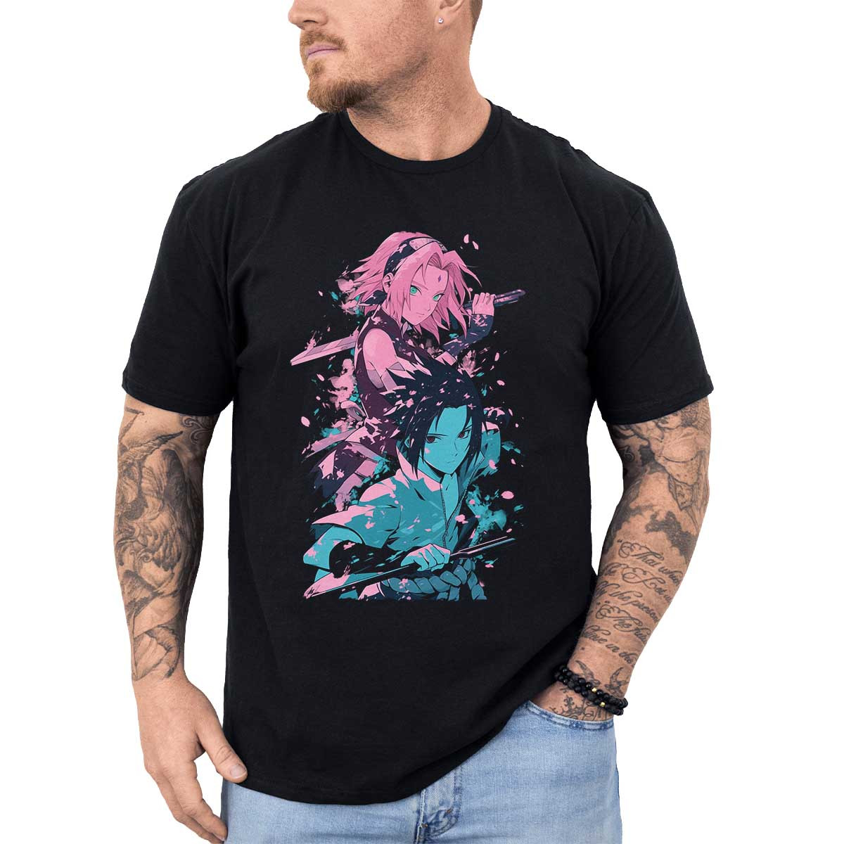 polera-hombre-anime-ninjutsu-estampada-sakura-haruno-y-sasuke-uchiha