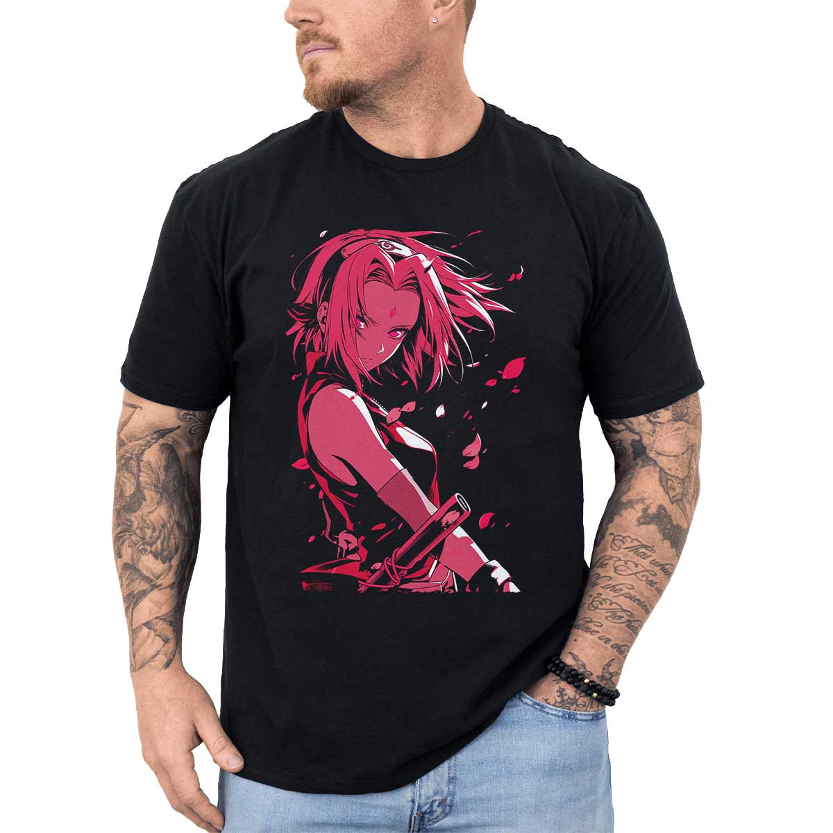 polera-hombre-anime-sakura-haruno-determination