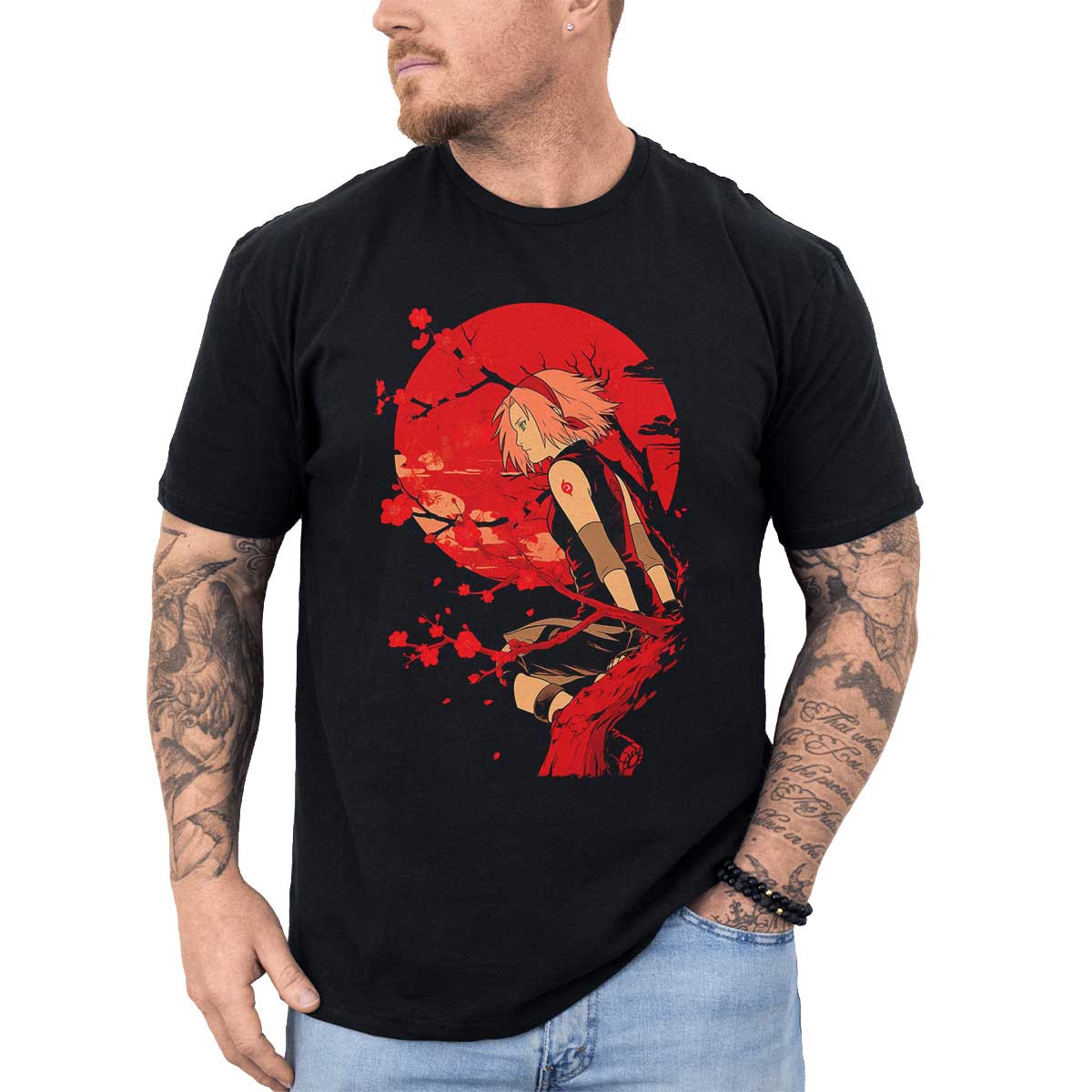 polera-hombre-anime-sakura-haruno-y-luna-naruto