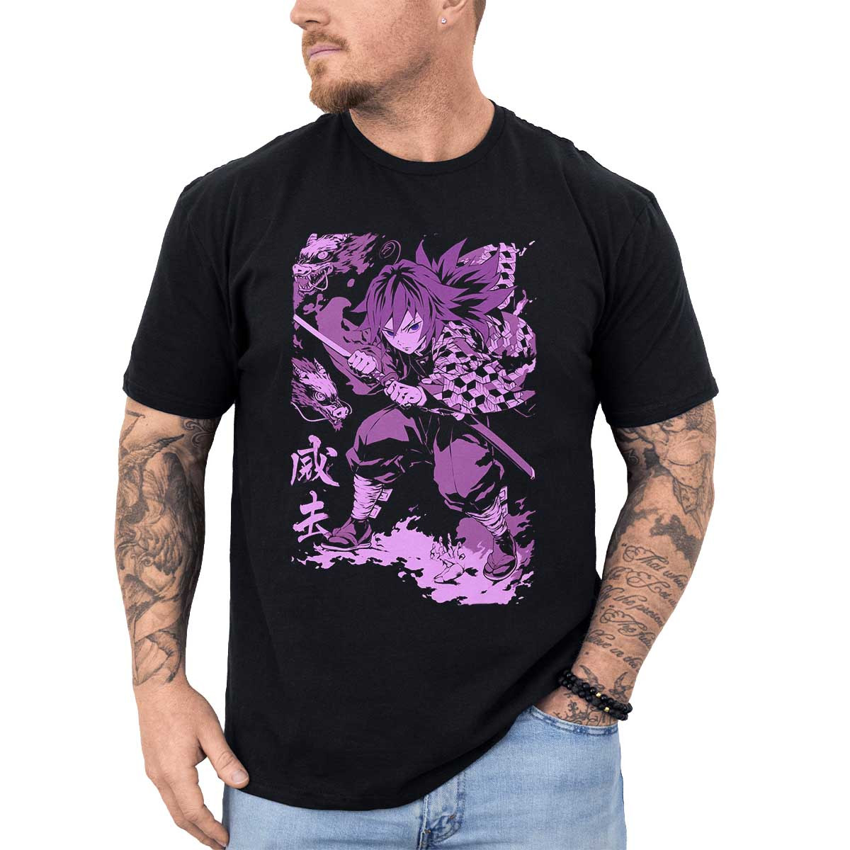 polera-hombre-anime-suave-urbano-giyu-tomioka-demon-slayer