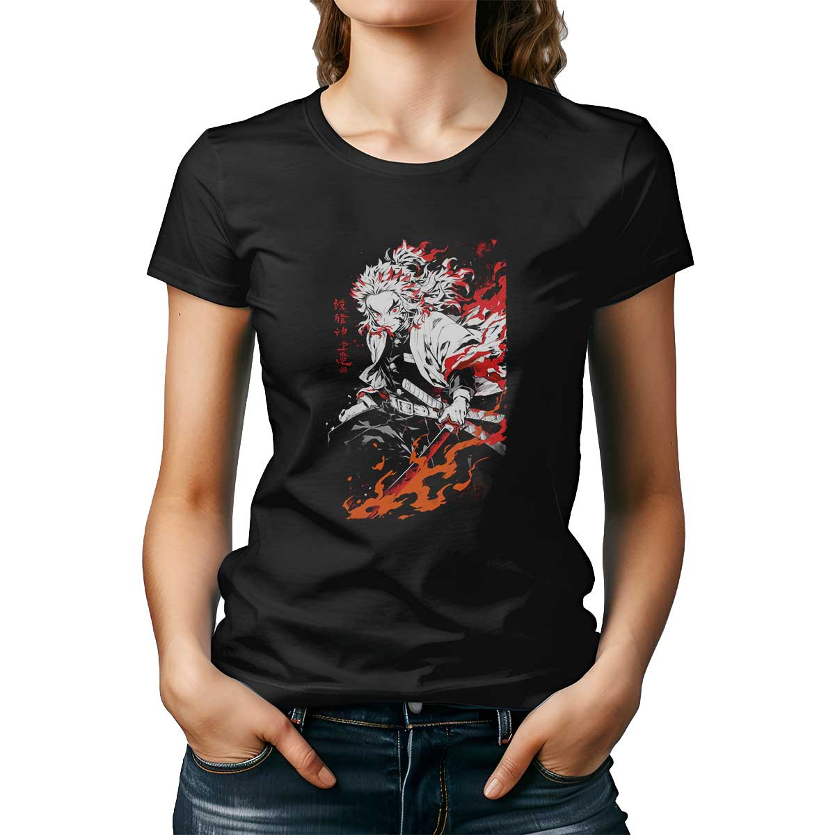 polera-mujer-estampado-colores-vibrantes-tengen-uzui-demon-slayer