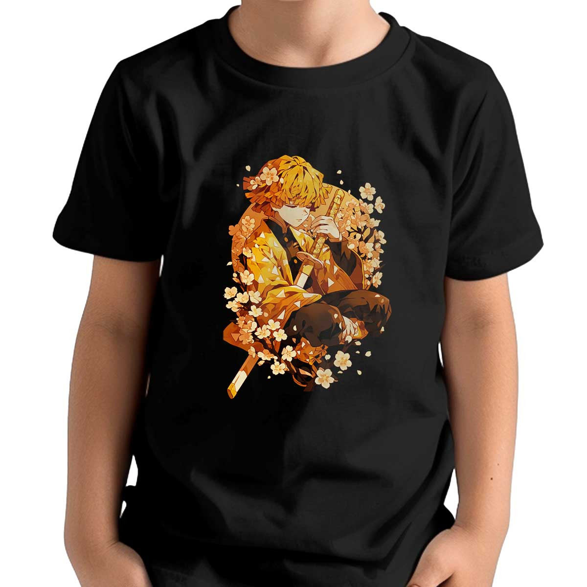 polera-ni-a-estampada-frontal-zenitsu-agatsuma-cherry-blossoms