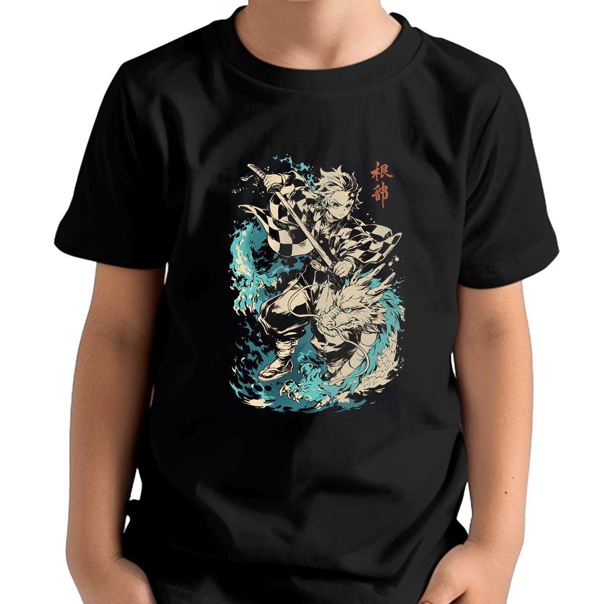 polera-ni-o-design-tanjiro-kamado-water-breathing