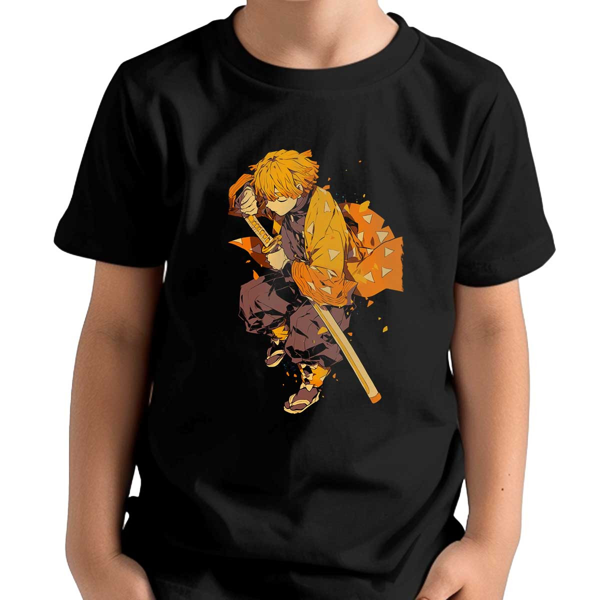 polera-ni-o-impacto-visual-design-zenitsu-agatsuma-demon-slayer