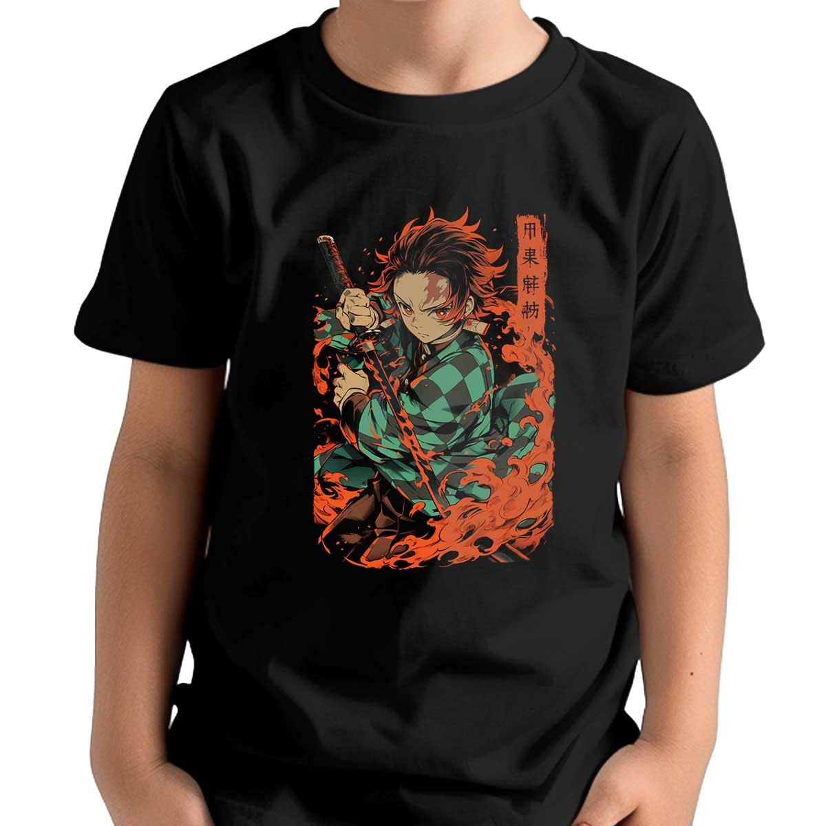 polera-ni-os-dise-o-exclusivo-tanjiro-kamado-demon-slayer