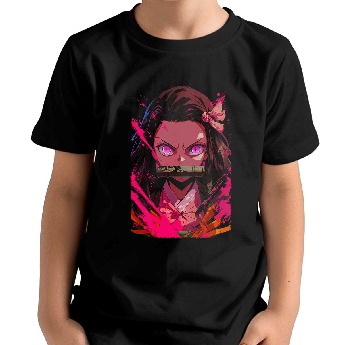 polera-ni-os-dise-o-nezuko-kamado-rostro-enigm-tico