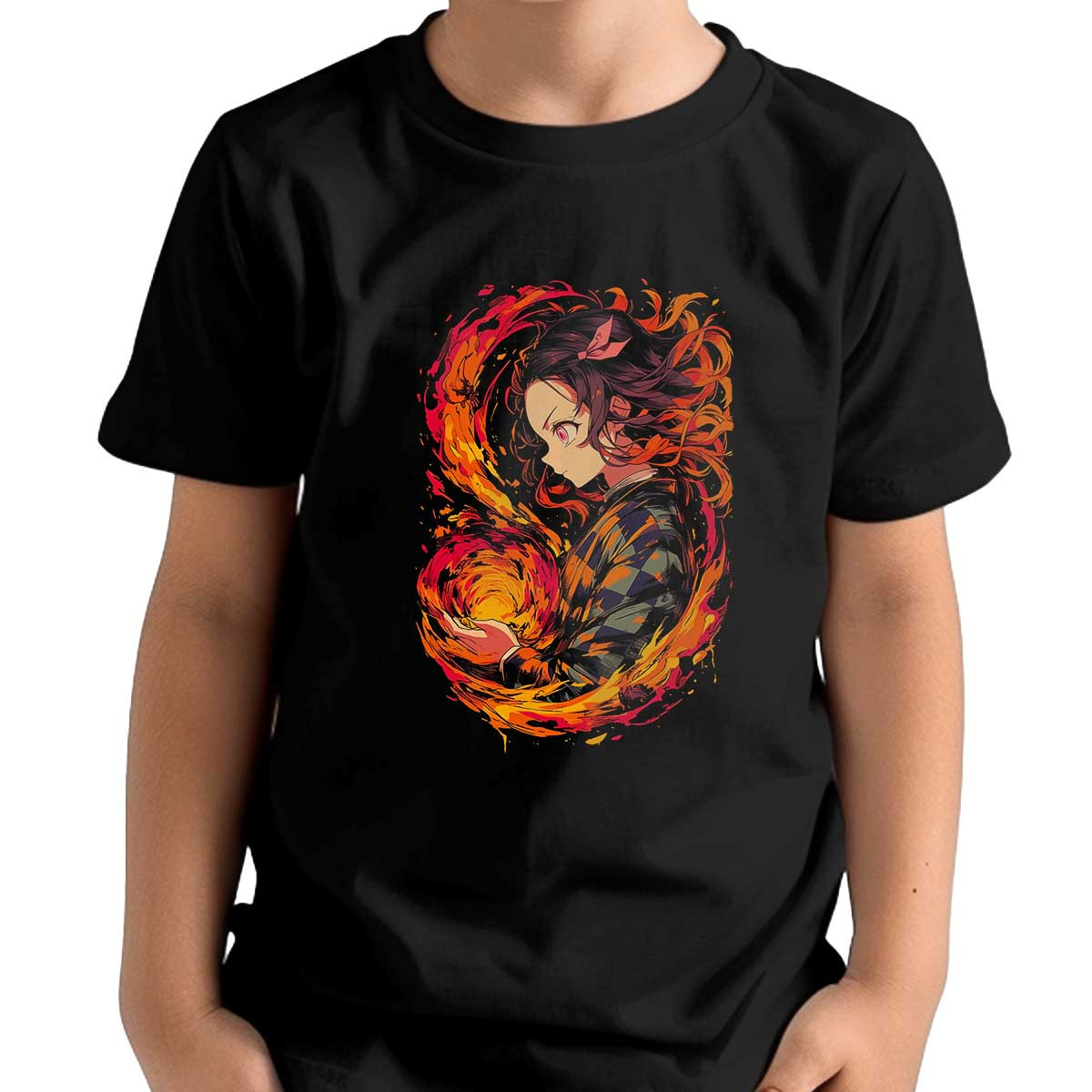 polera-ni-os-dise-o-nezuko-kamado-textura-algod-n-demon-slayer