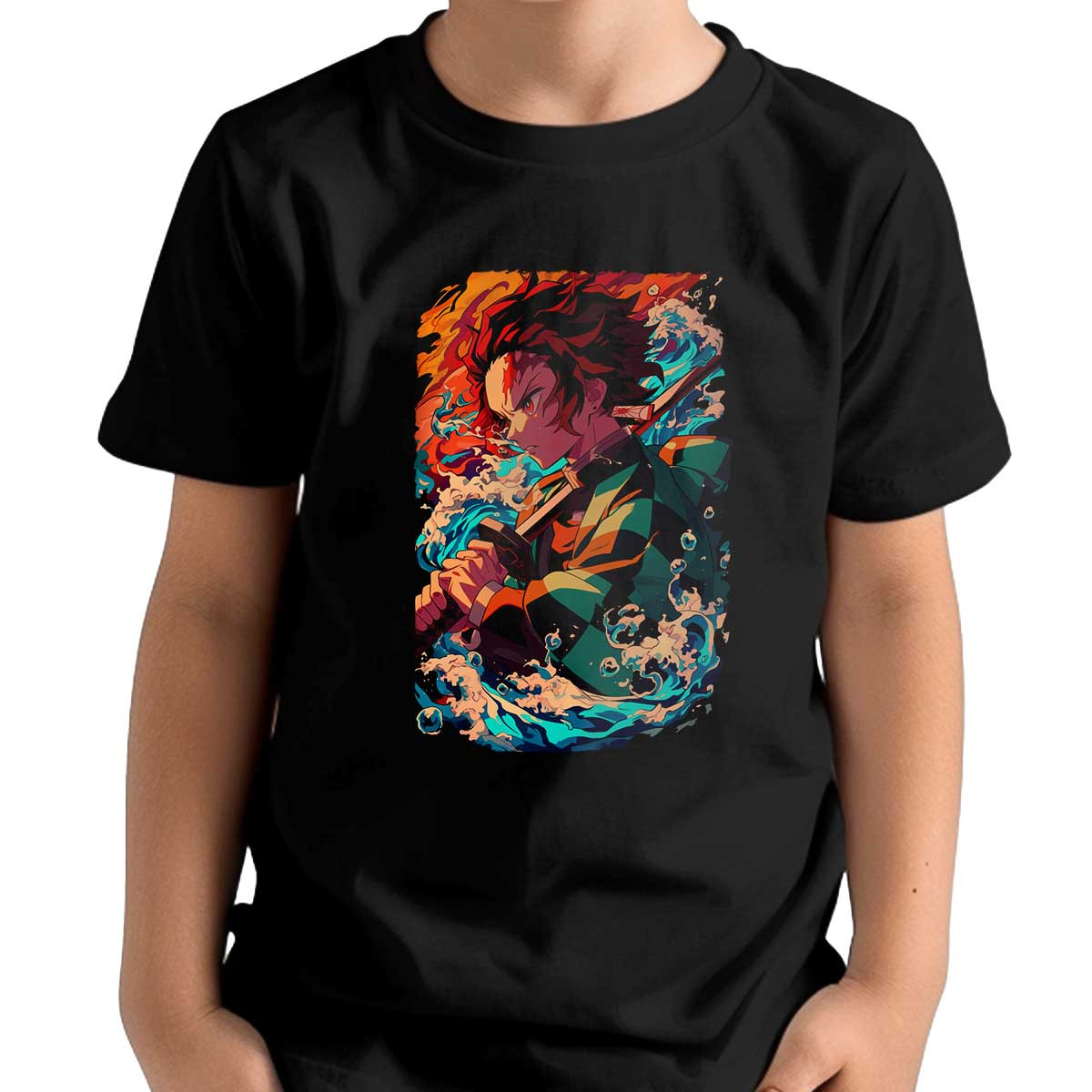 polera-ni-os-equilibrio-visual-tanjiro-kamado-water-breathing