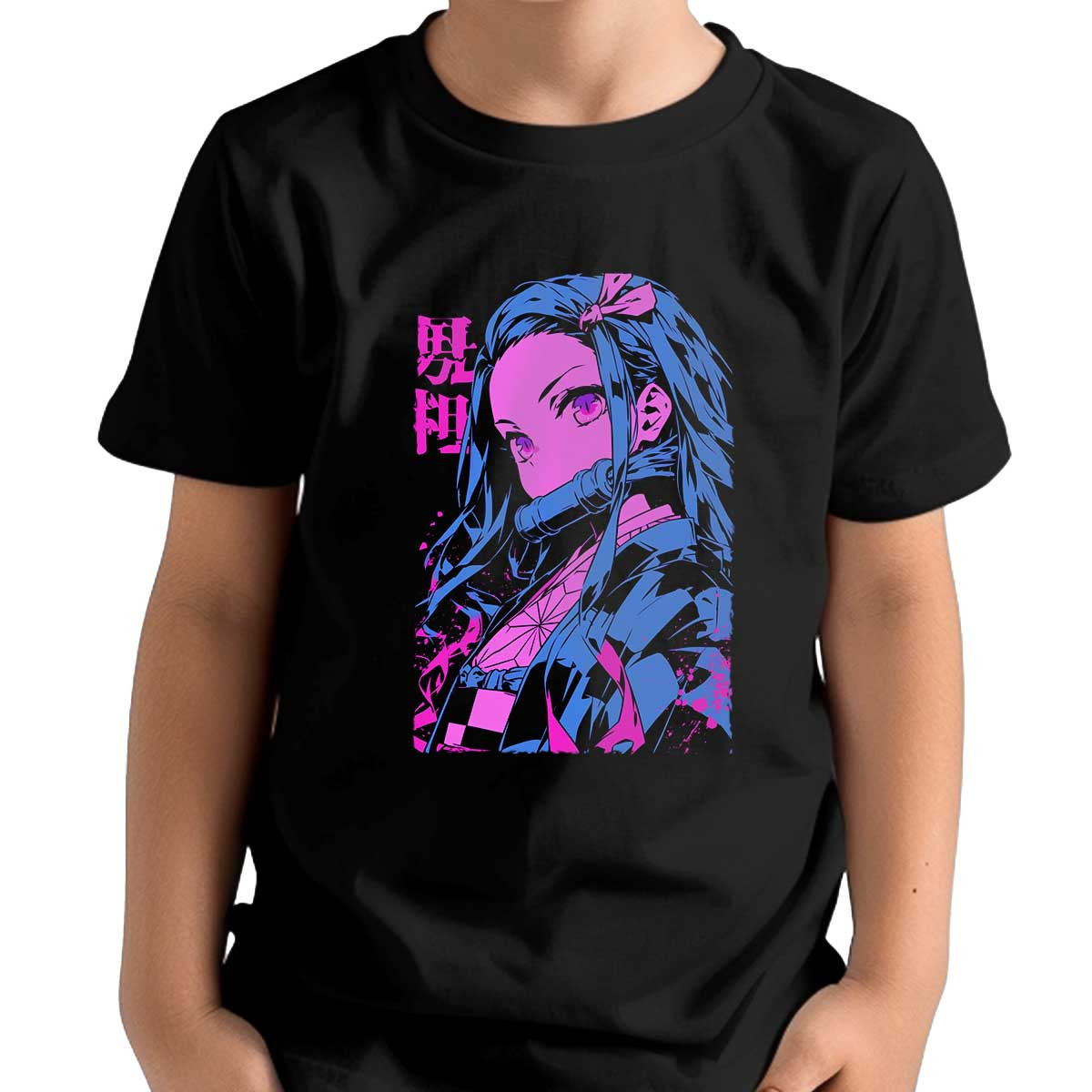 polera-ni-os-estilo-intensidad-nezuko-kamado