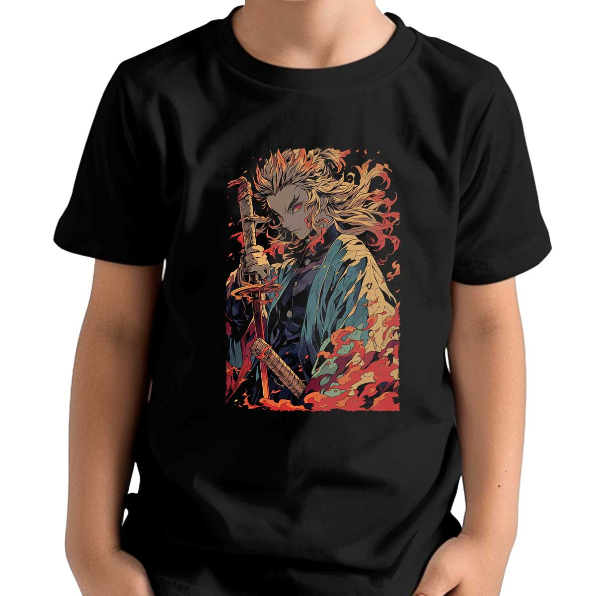 polera-ni-os-estilo-respiratorio-kyojuro-rengoku