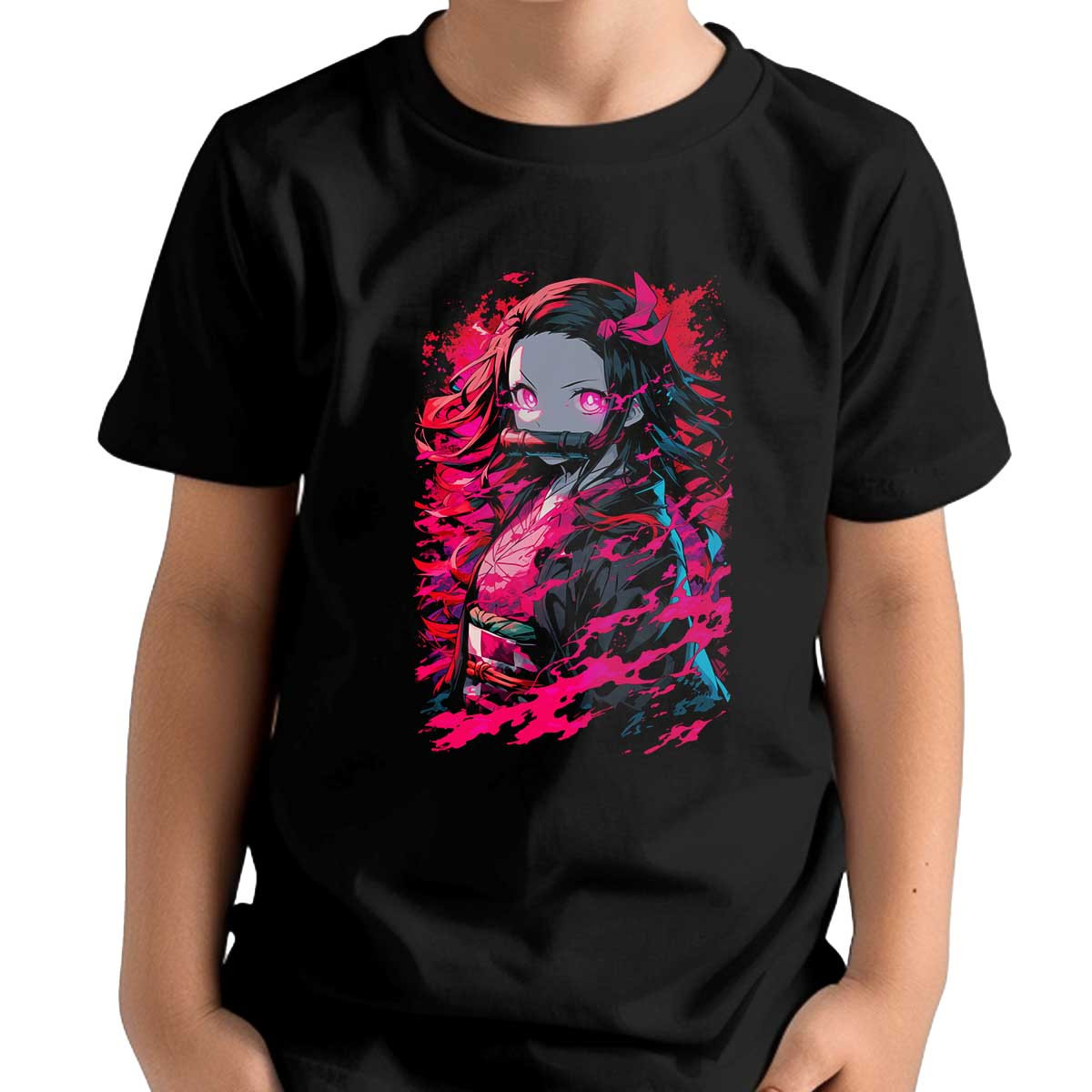 polera-ni-os-nezuko-kamado-demon-slayer