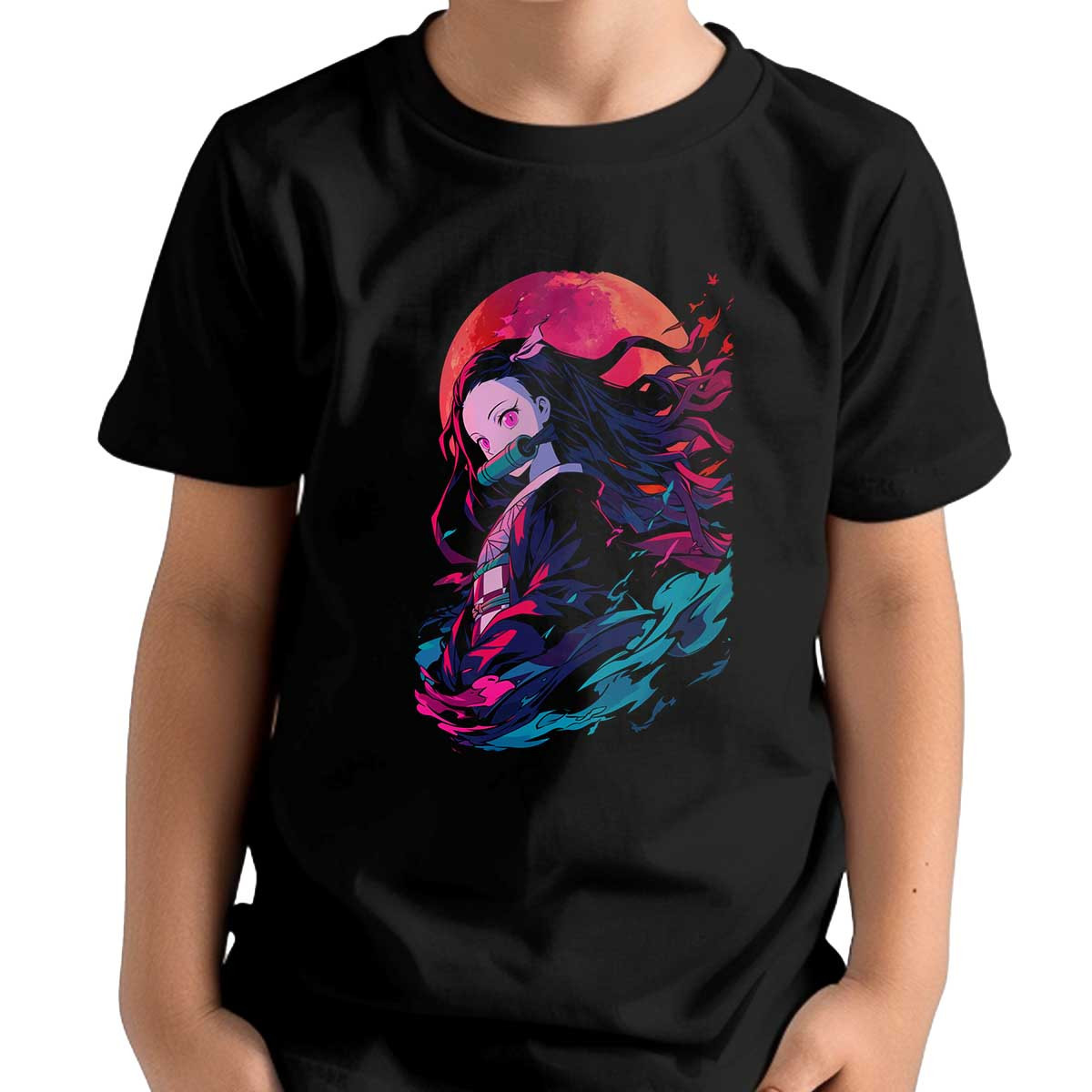 polera-ni-os-nezuko-kamado-y-luna-demon-aca