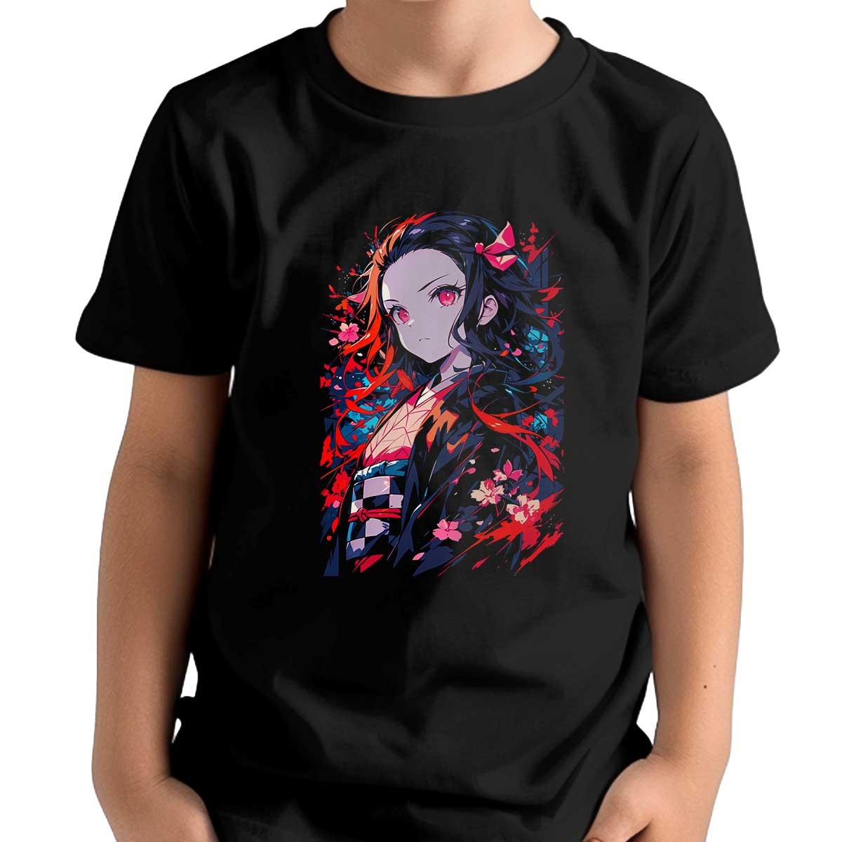 polera-unisex-dise-o-nezuko-kamado-demon-slayer
