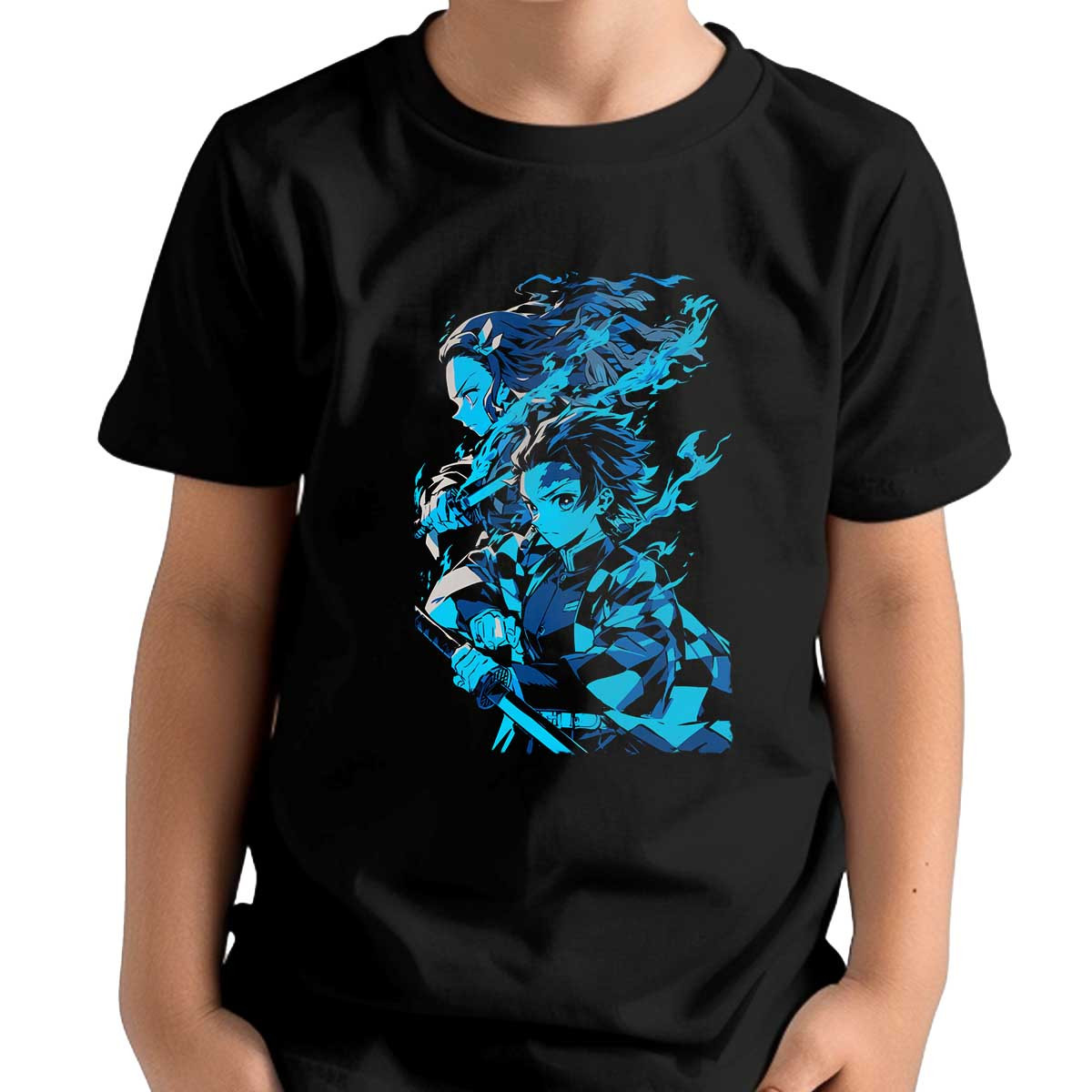 polera-unisex-dise-o-zenitsu-agatsuma-y-nezuko-kamado
