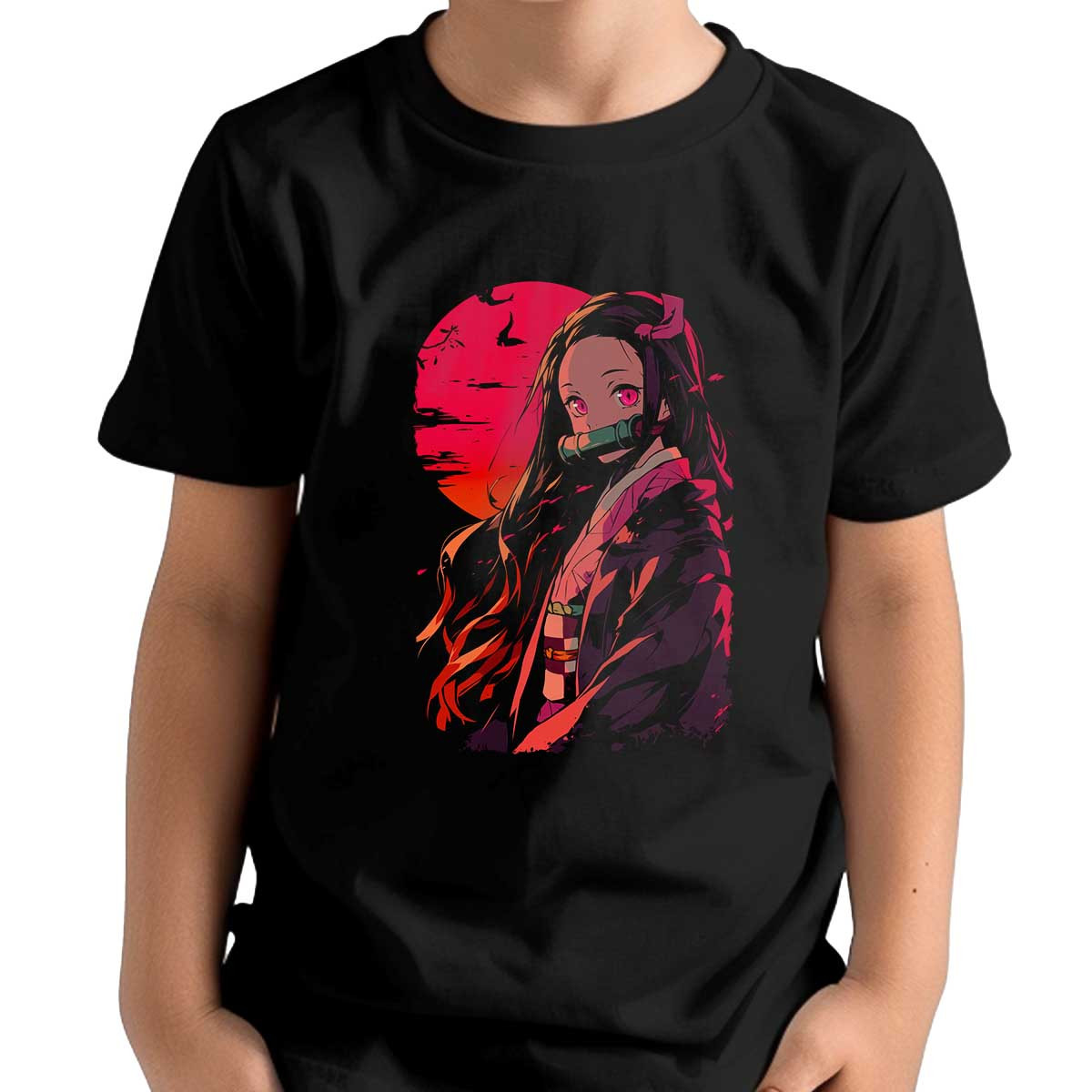 polera-unisex-enigm-tica-nezuko-kamado-y-luna-de-demonio