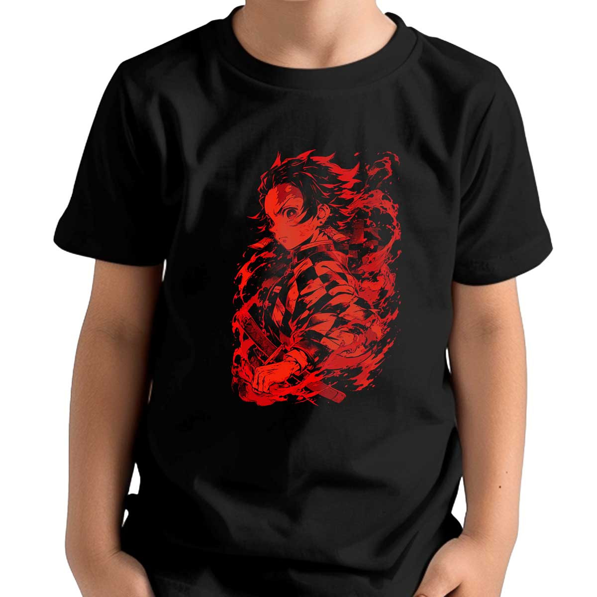 polera-unisex-estampado-tanjiro-kamado-demon-slayer