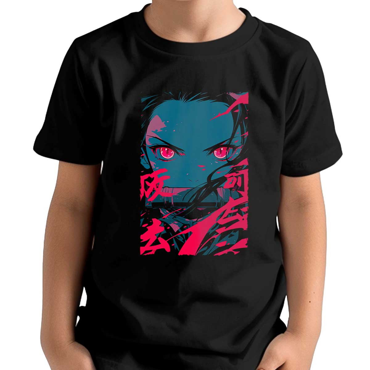 polera-unisex-nezuko-kamado-face-closeup-3