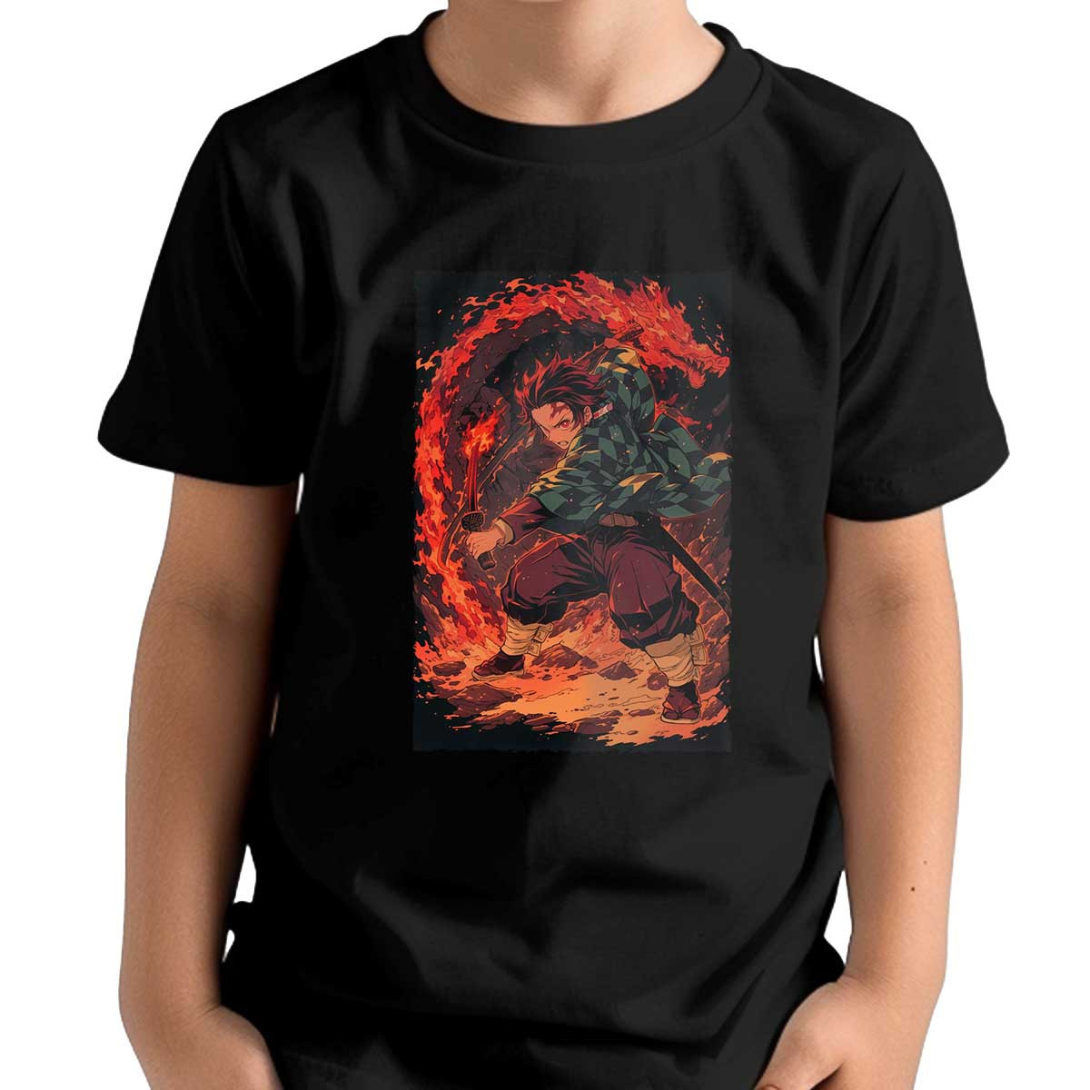 polera-unisex-tanjiro-kamado-fire-from-demon-slayer