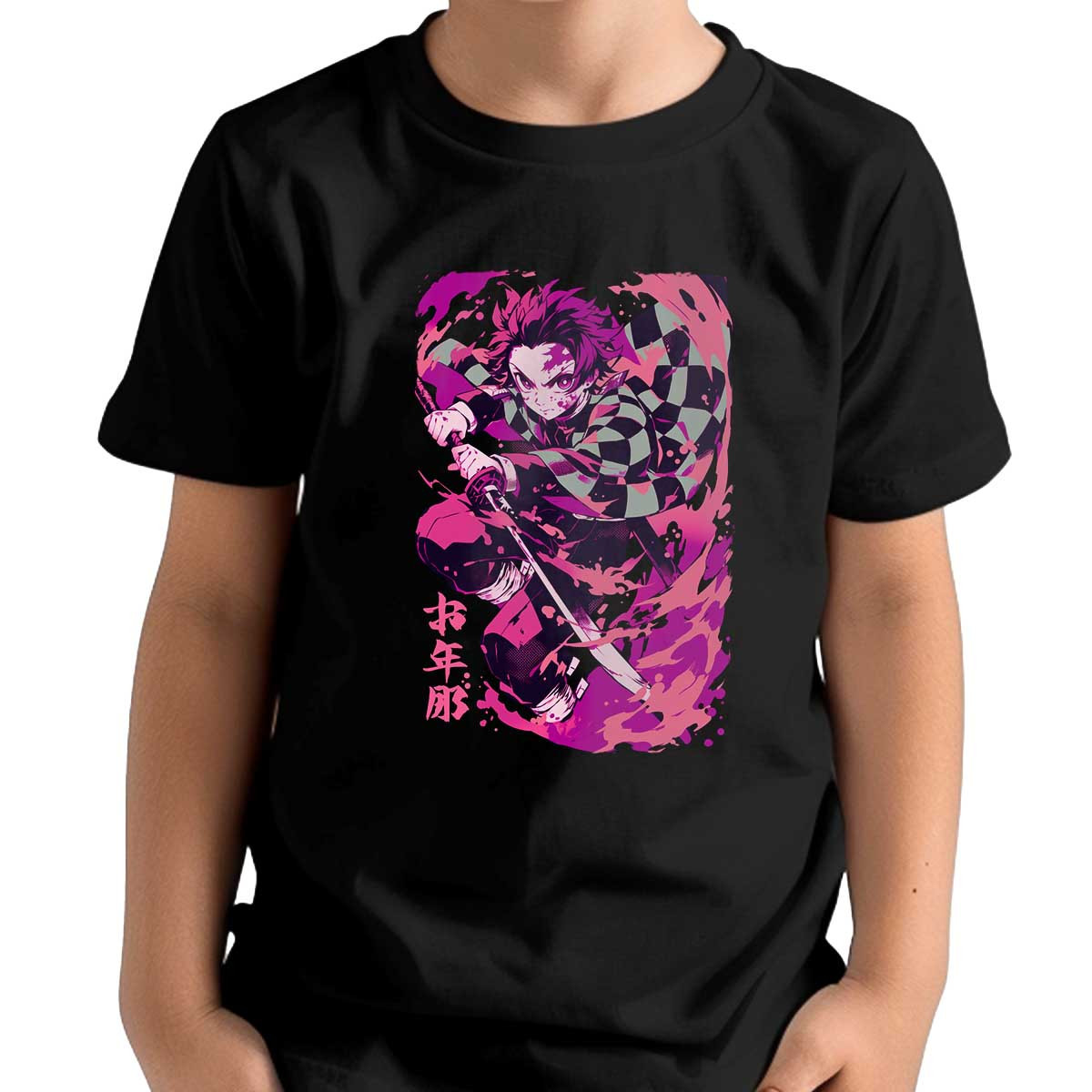 polera-unisex-tanjiro-kamado-ink-design