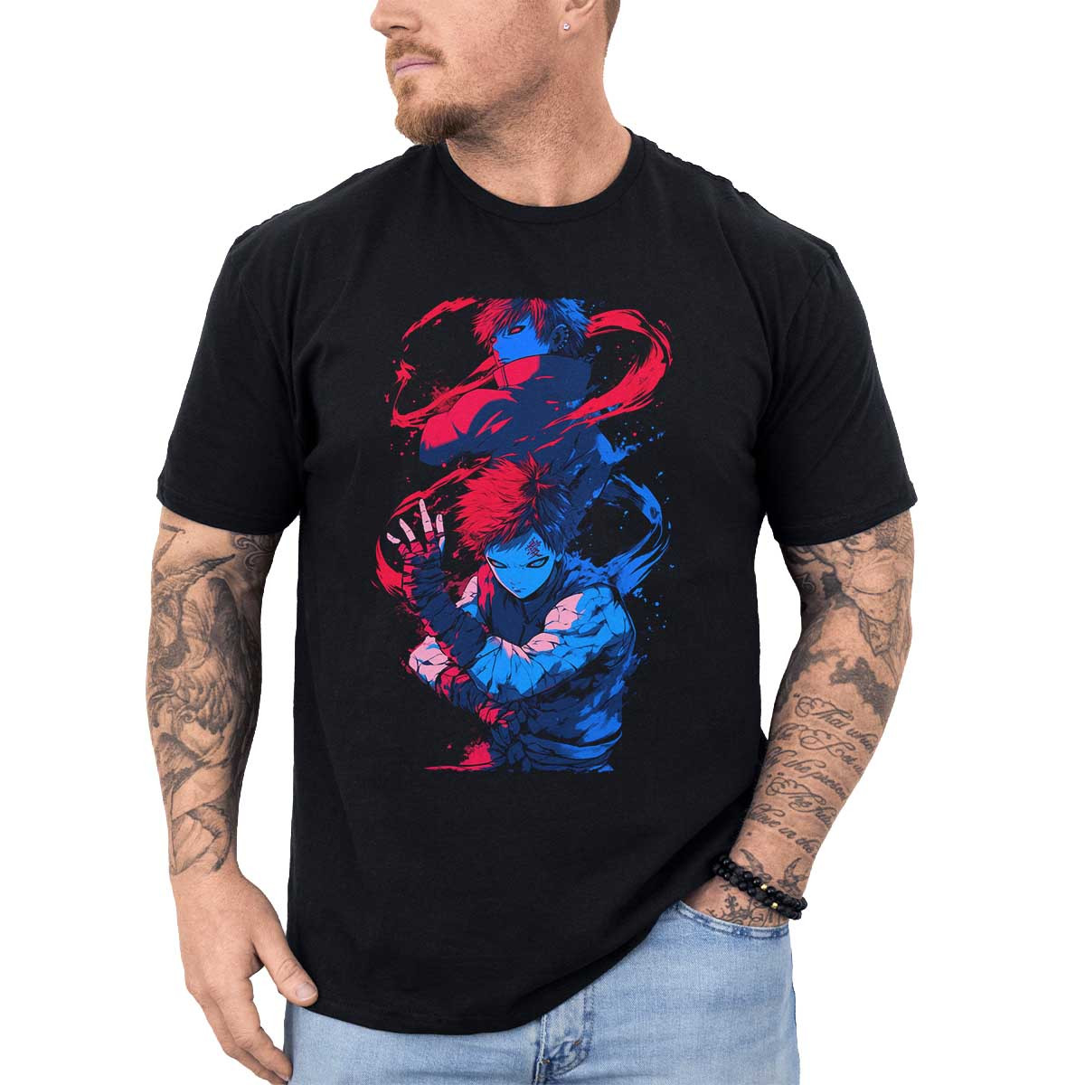 poleras-anime-algod-n-chakra-gaara-shukaku-ichibi-bij-