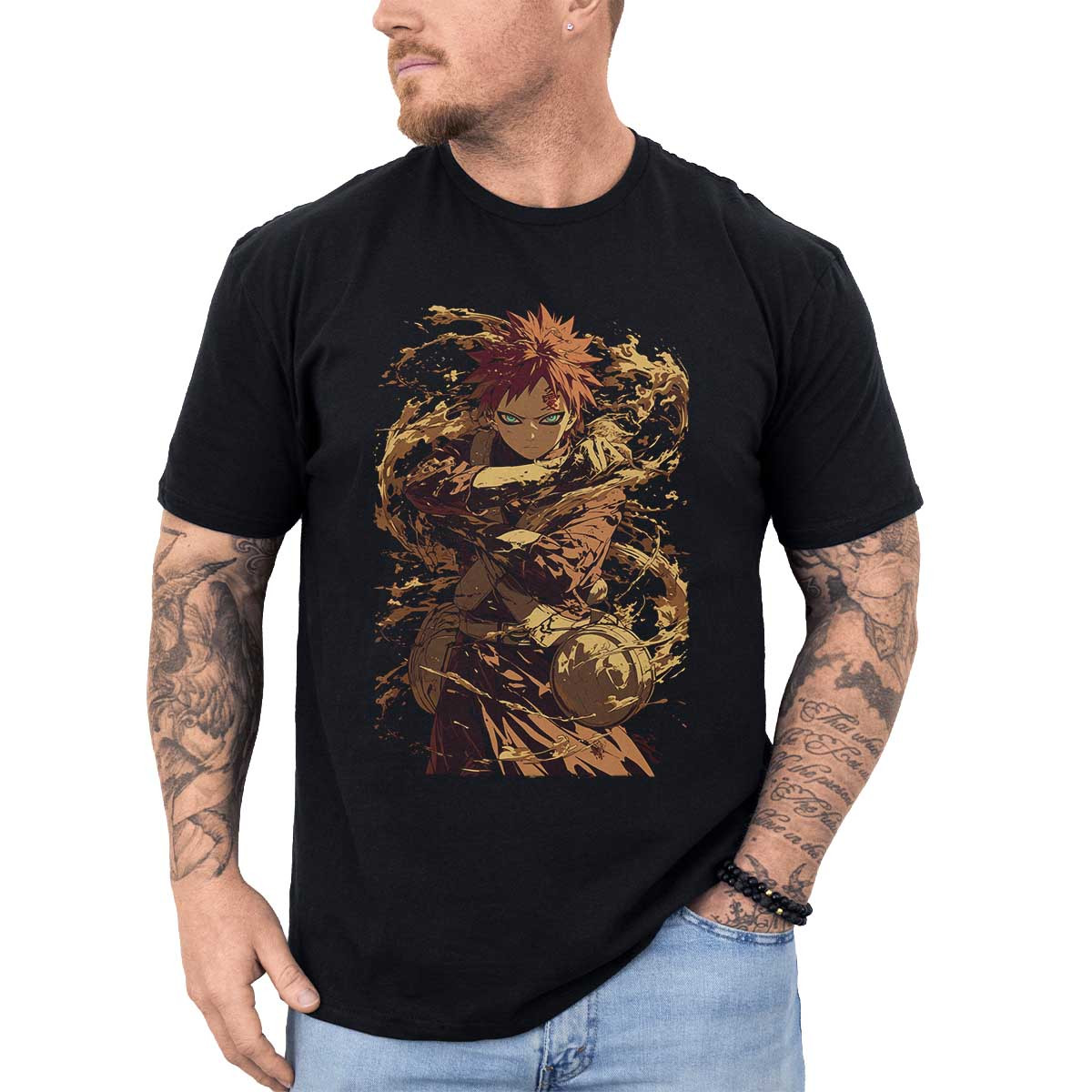 poleras-anime-chakra-gaara-lucha-naruto