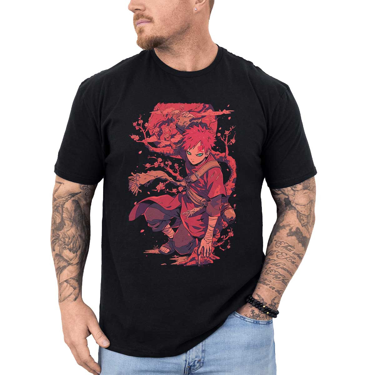 poleras-anime-gaara-en-genjutsu-con-flores-de-cerezo