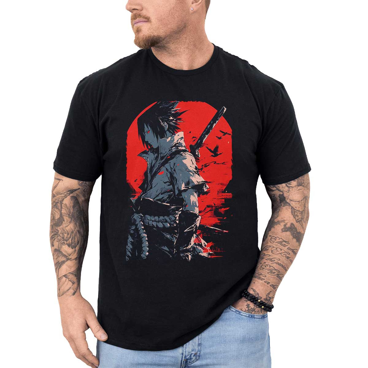 poleras-anime-negro-taijutsu-sasuke-uchiha-naruto-shippuden