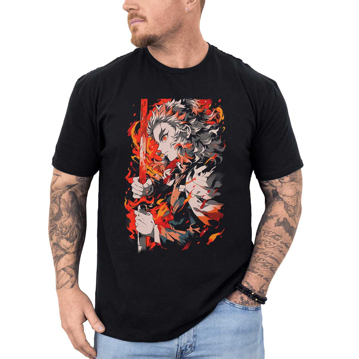 poleras-anime-suave-tem-tica-kyojuro-rengoku-de-demonio