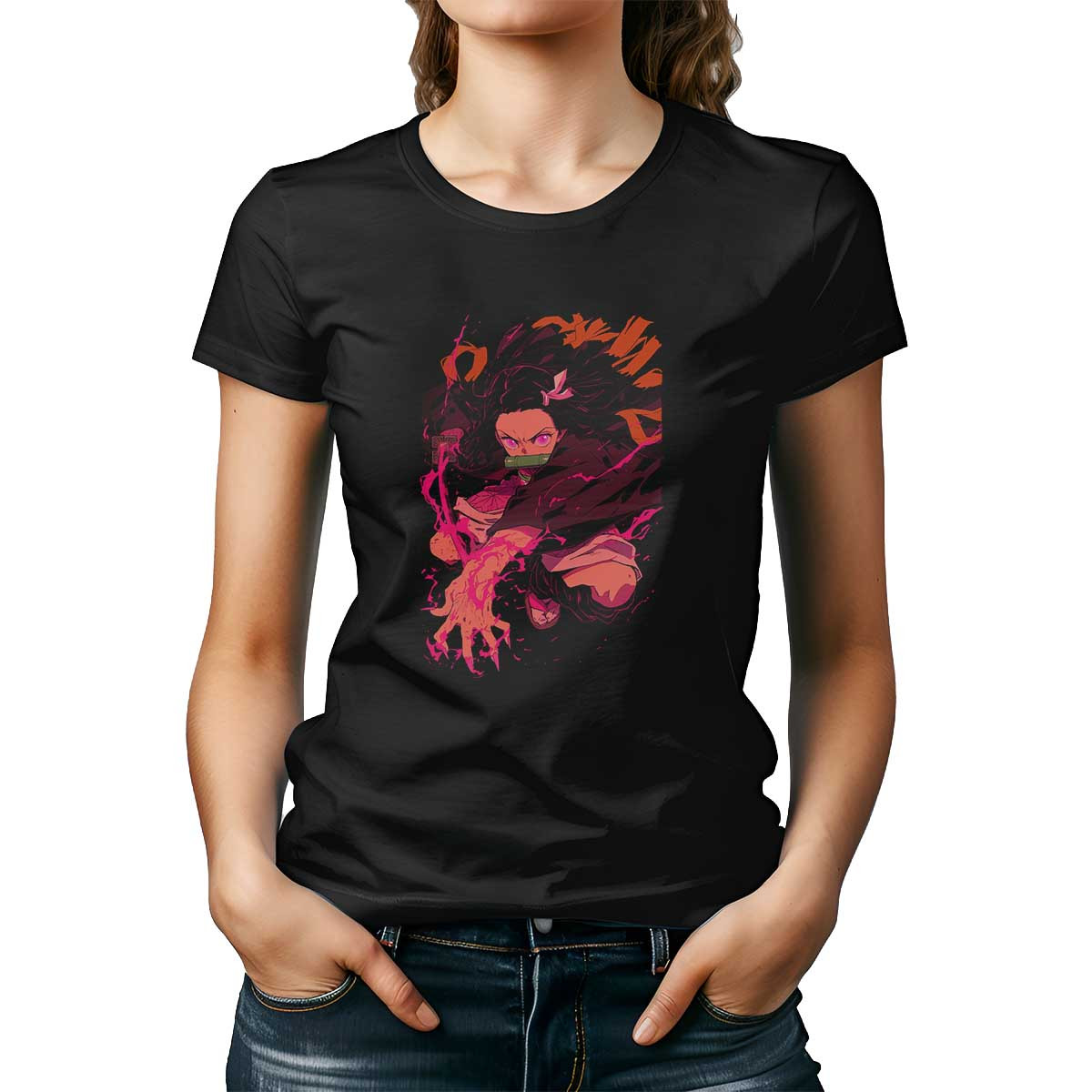 poleras-estampada-frontal-armon-a-de-colores-nezuko-kamado-fighting