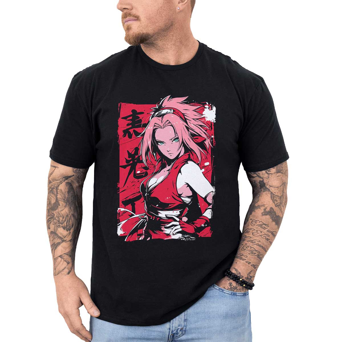 poleras-hombre-anime-sakura-haruno-jutsu-naruto-shippuden